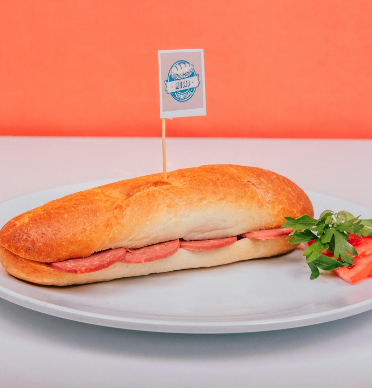 Fleischkäse Semmel