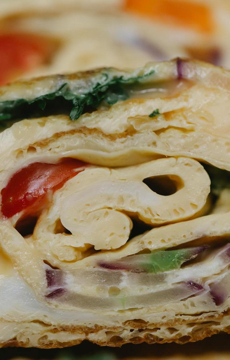 Fluffy Veggie Egg White Omelette
