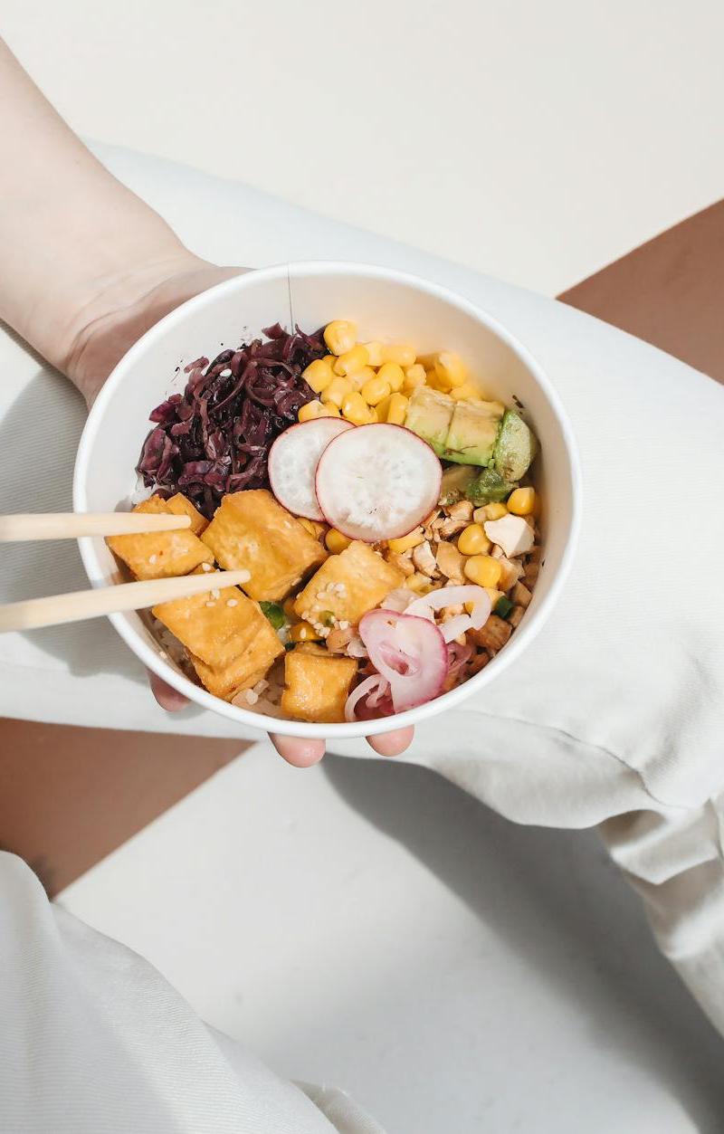 Forbidden Rice Bowl with Crispy Tofu