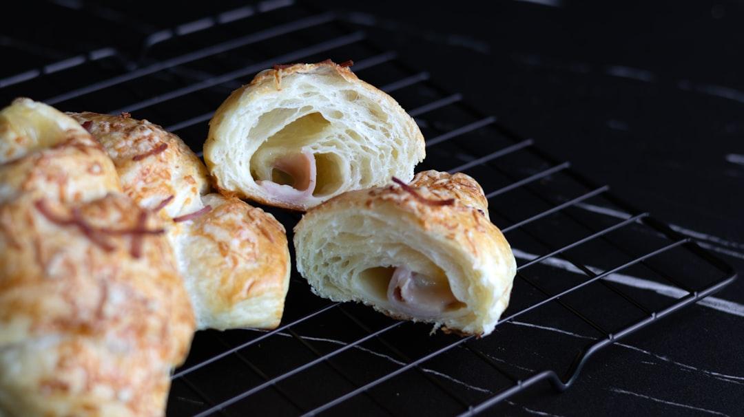 French Ham and Cheese Croissants