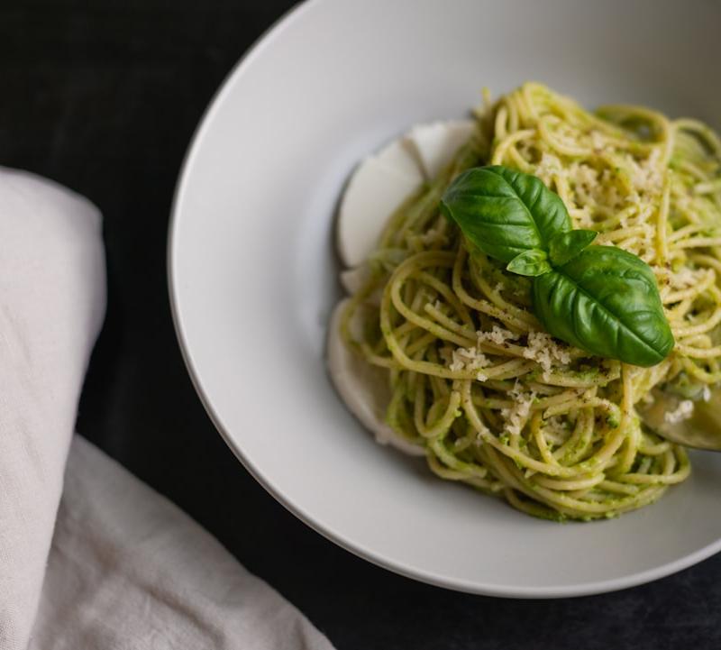 Fresh Basil Pesto Pasta