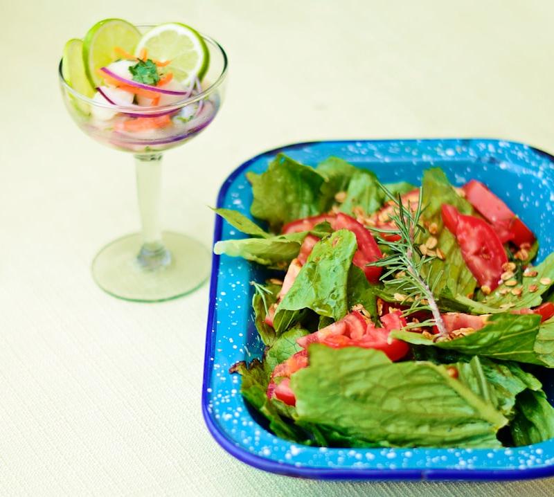 Fresh Nopal Salad with Lime & Cilantro