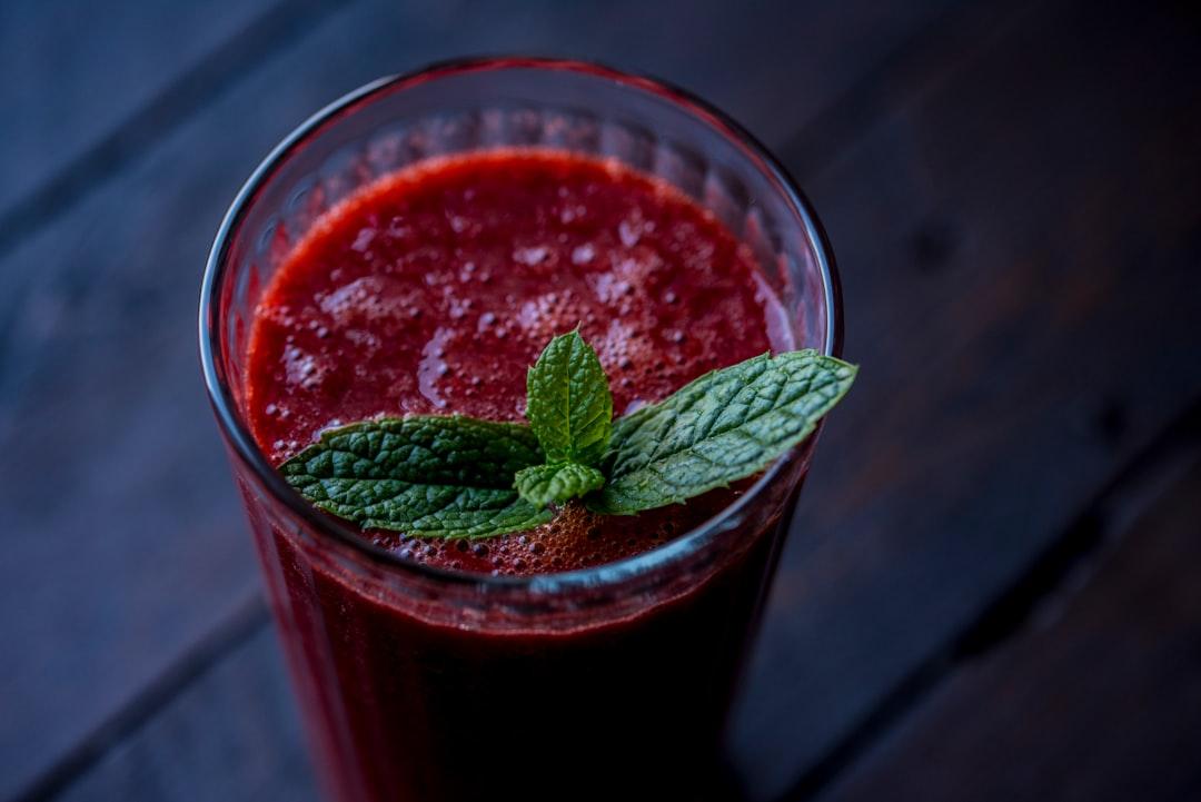 Fresh Watermelon Juice with Mint & Lime