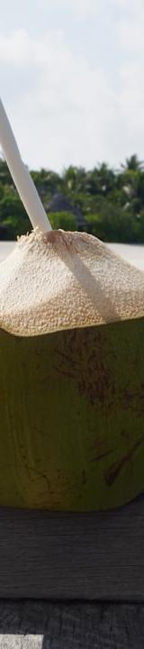 Fresh Young Coconut Water with Lime