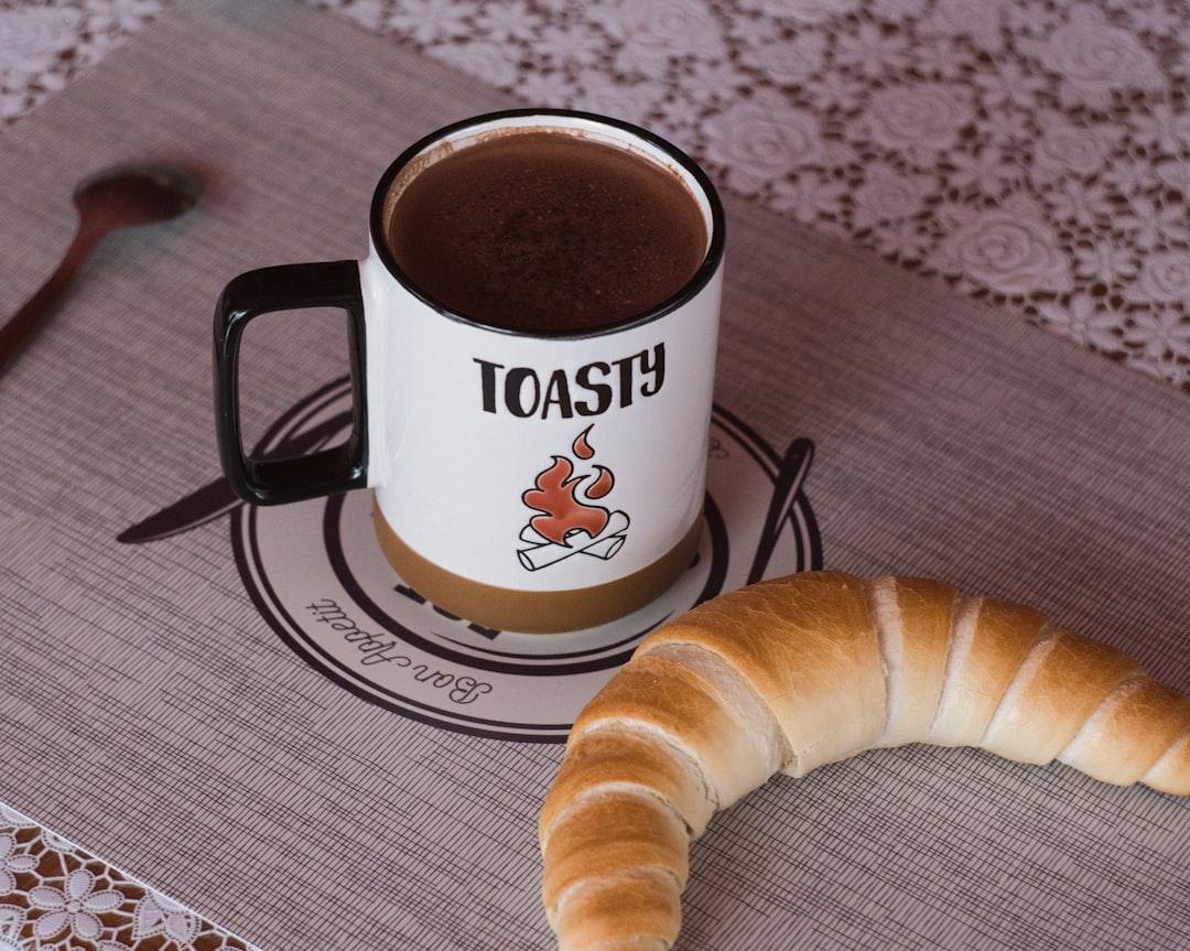 Frothy Mexican Hot Chocolate & Croissant