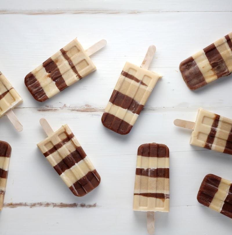 Frozen Chocolate Banana Pops