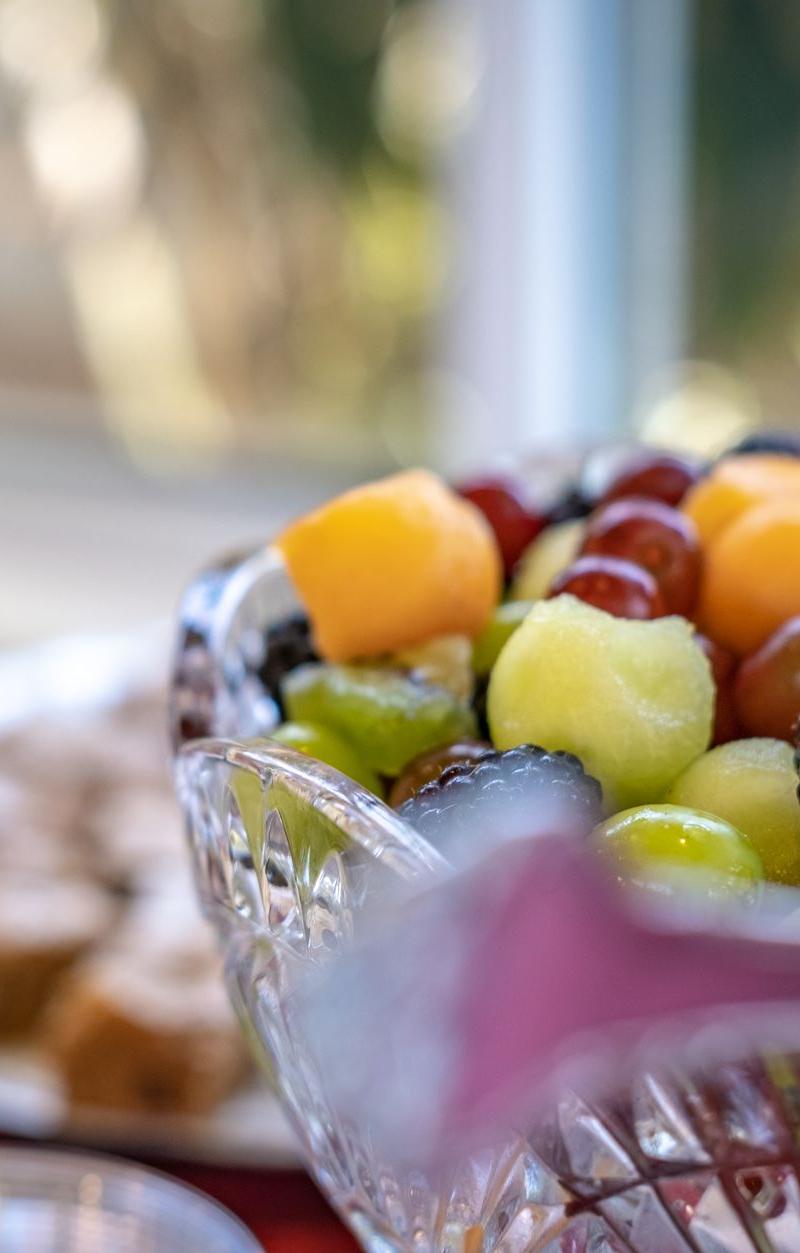 Fruit Salad & Croissant Breakfast