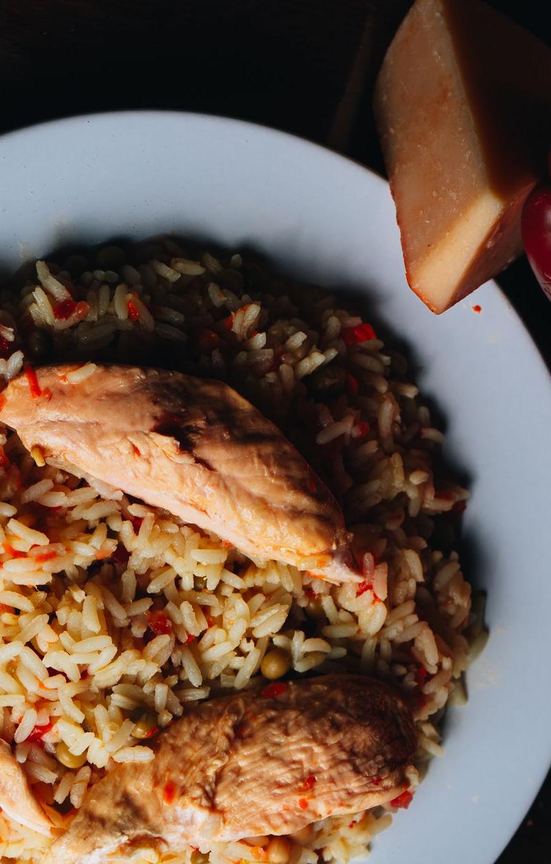 Garlic Butter Chicken & Rice