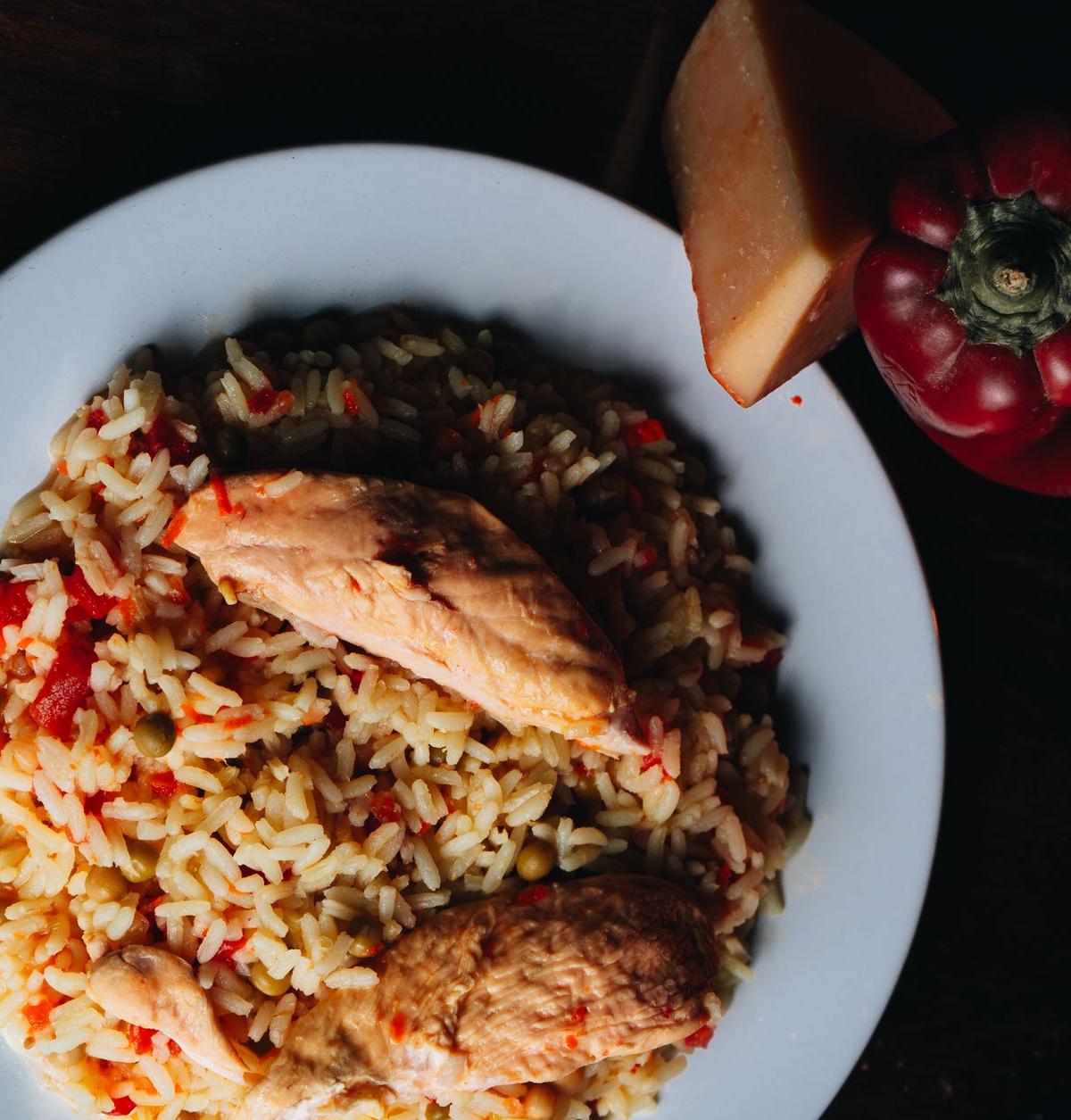Garlic Butter Chicken & Rice