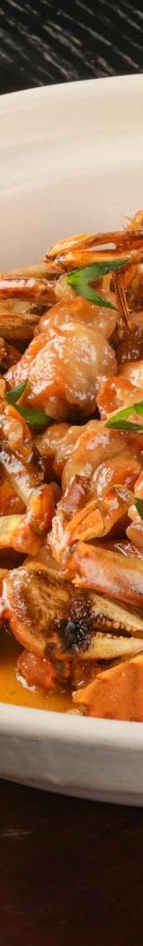 20-Min Garlic Butter Crab with Scallion Oil