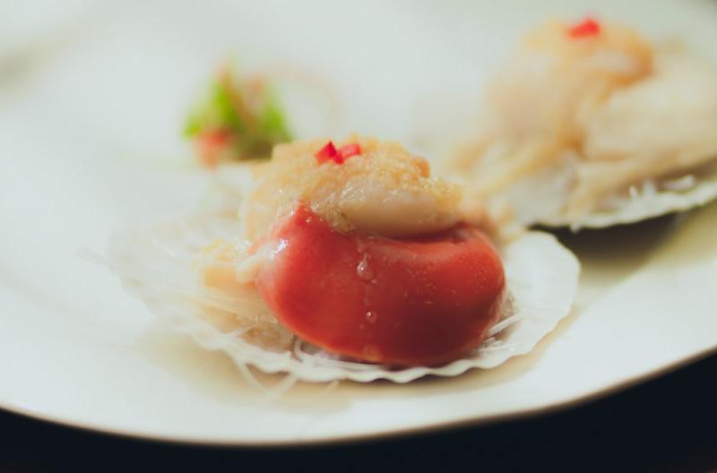Garlic Butter Scallops with Vermicelli