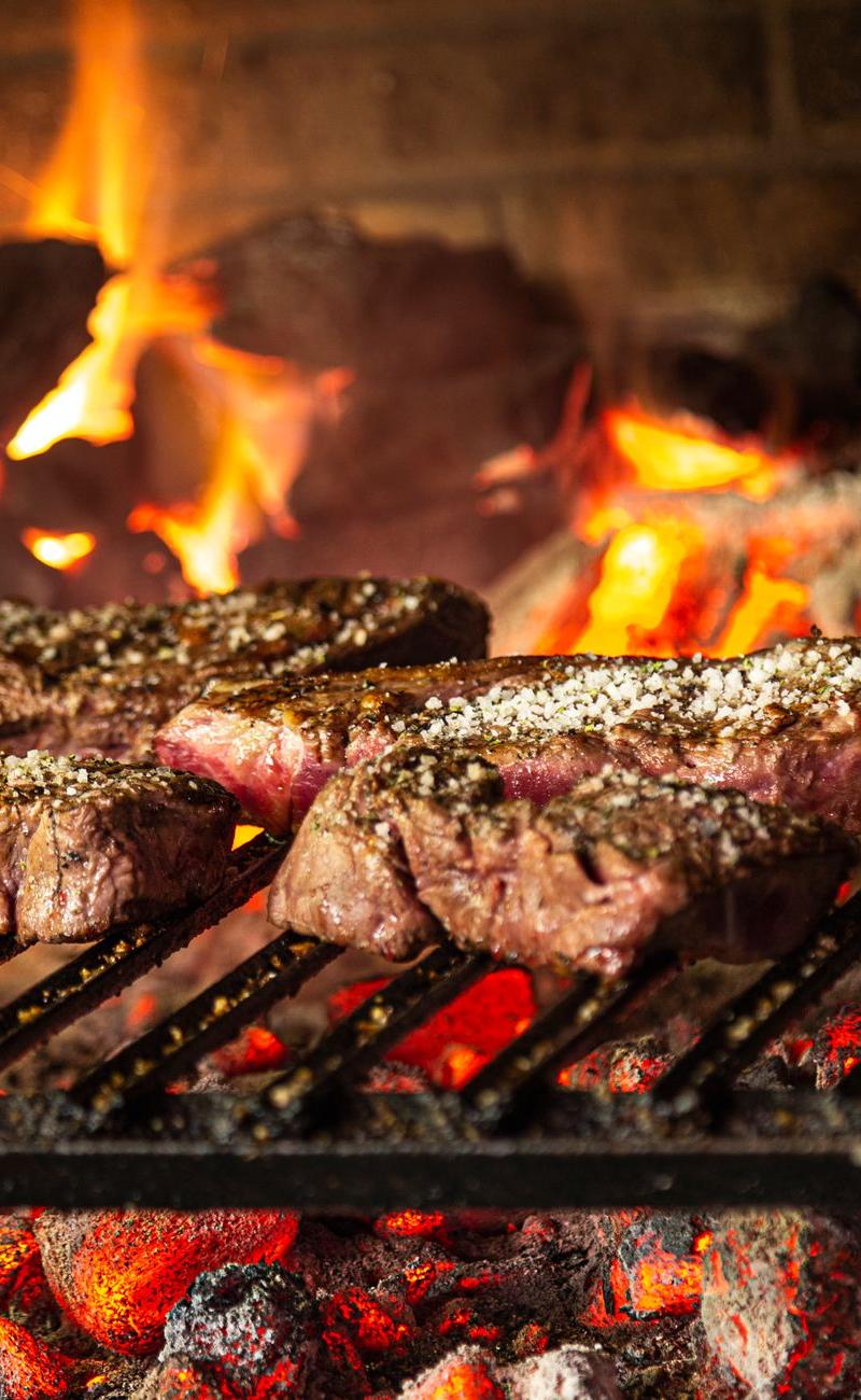 Garlic Butter Steak with Crispy Parmesan