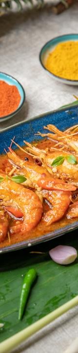 Garlic Butter Thai Prawns