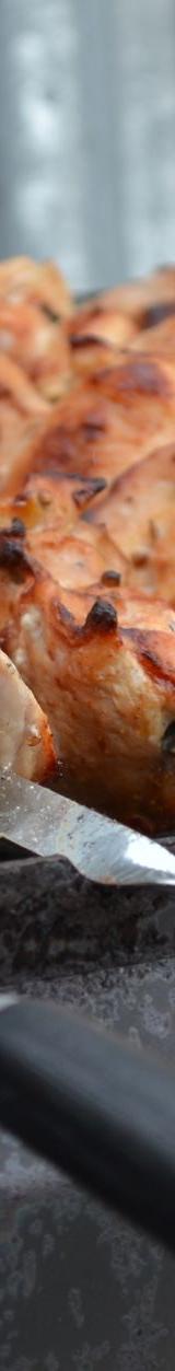 20-Min Garlic Chicken Skewers