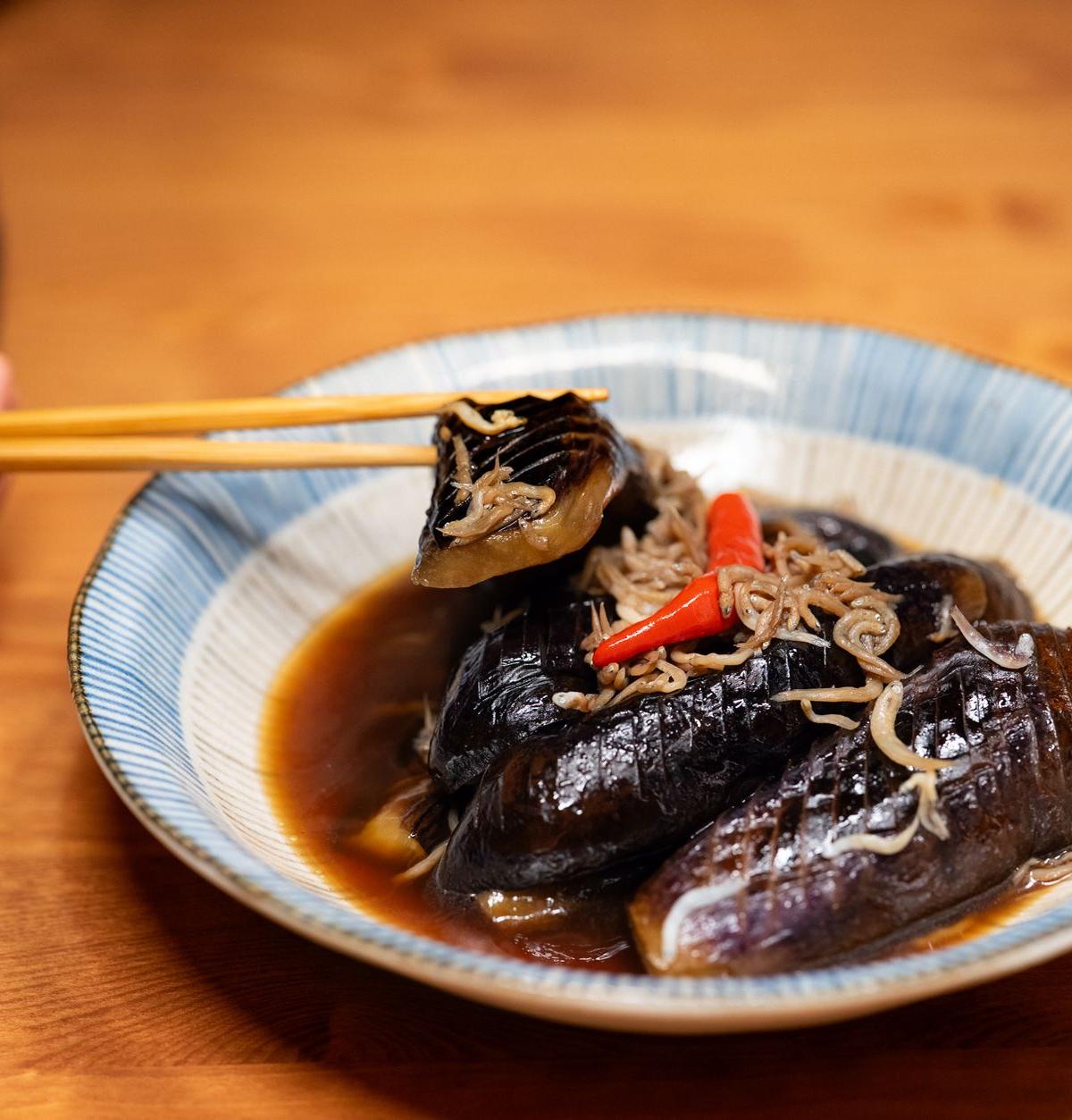Garlic Chili Braised Eggplant