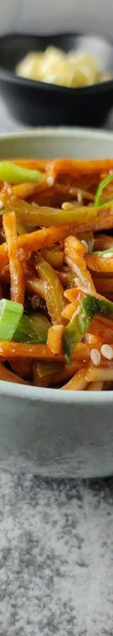 Garlic Ginger Stir Fry Noodles