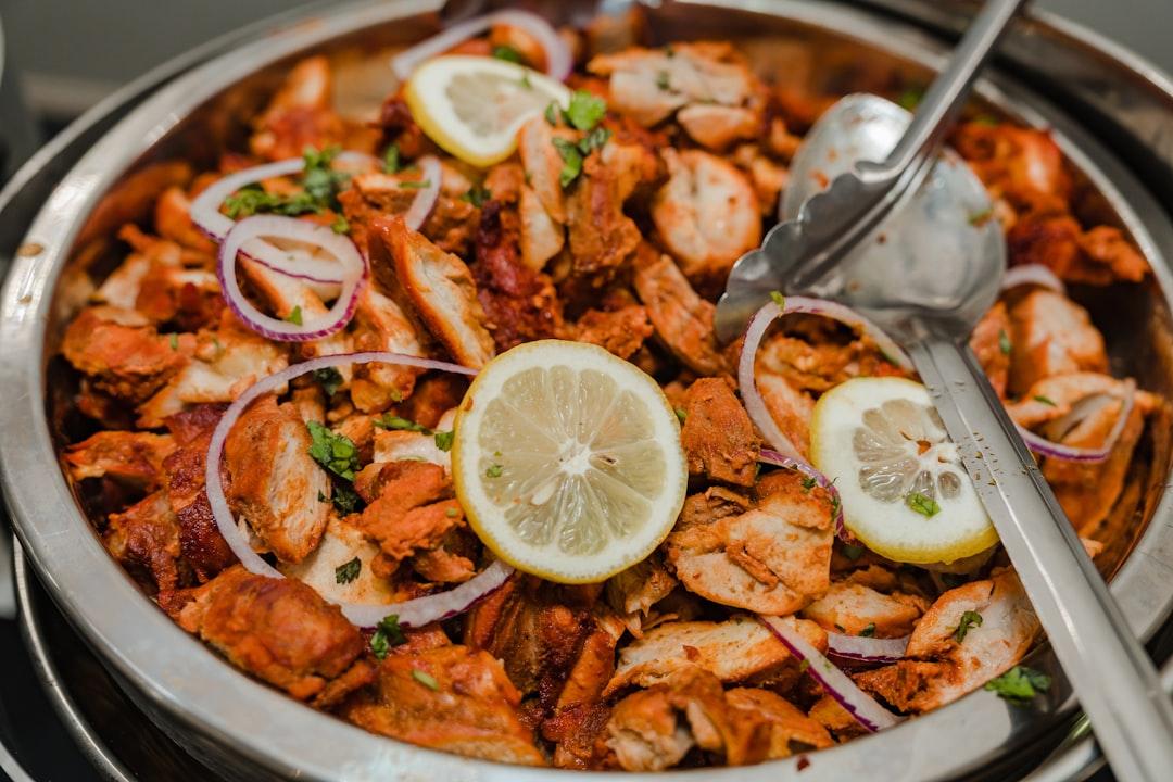 Garlic Lemon Grilled Chicken with Red Onions