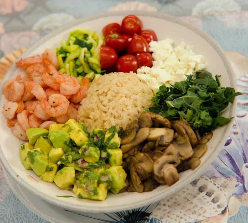 Garlic Lime Shrimp Bowl