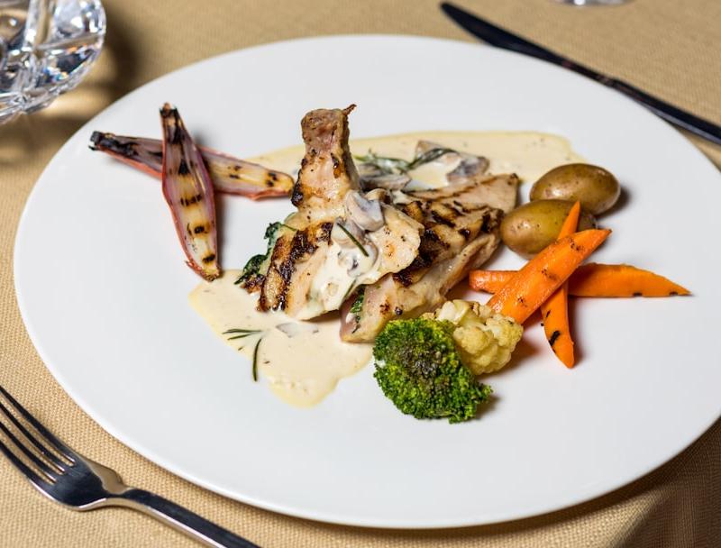 Garlic Mushroom Beef Scaloppine