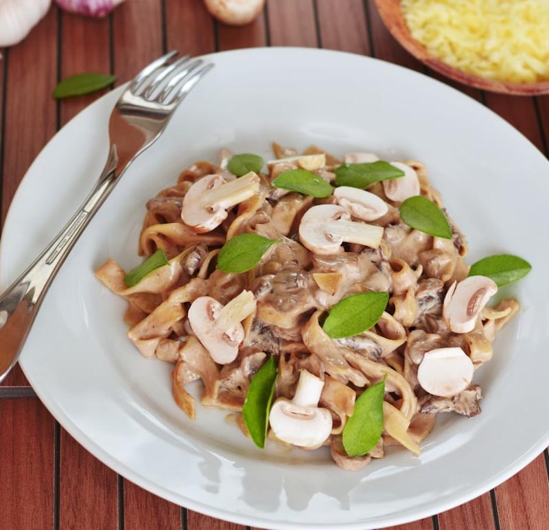 Garlic Mushroom Pasta