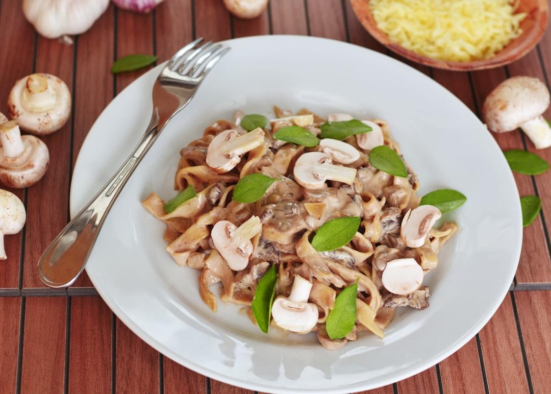 Garlic Mushroom Pasta