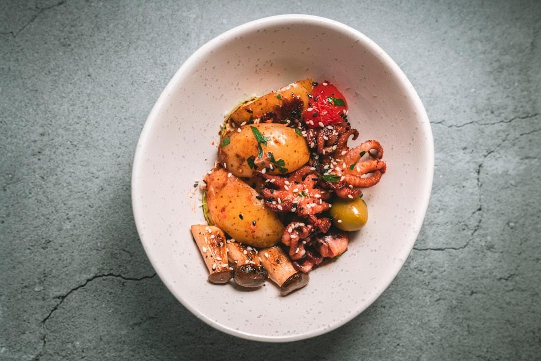 Garlic Octopus with Tomato & Olives