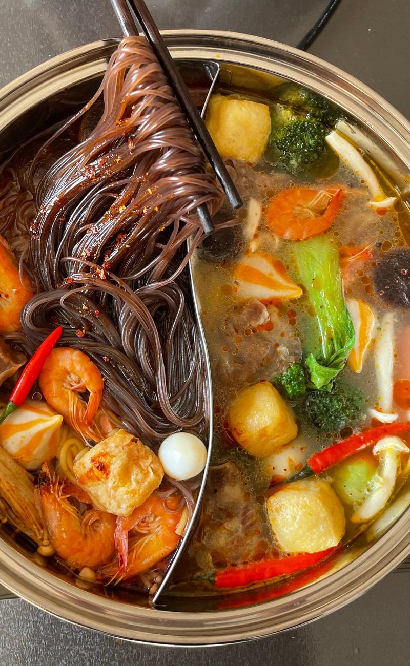 15-Min Garlic Seafood & Greens