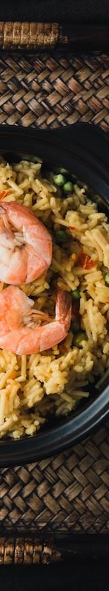 Garlic Shrimp Rice Bowl
