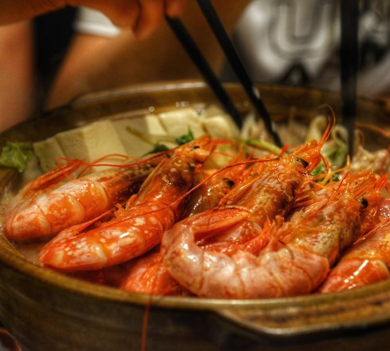 Garlic Steamed Prawns with Vermicelli