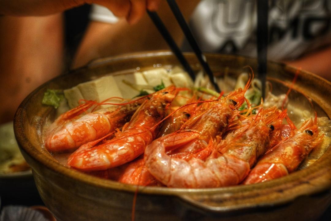 Garlic Steamed Prawns with Vermicelli