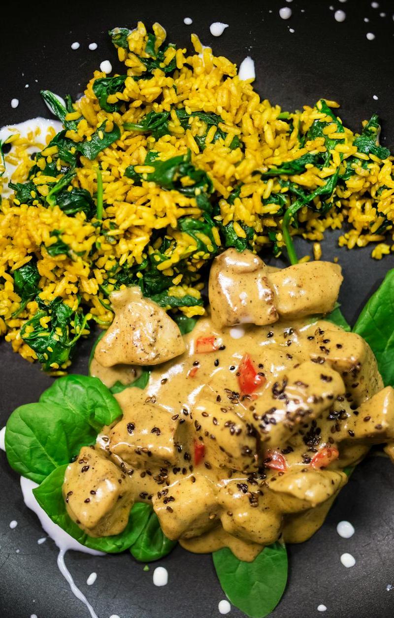 20-Min Garlicky Chicken Afghani