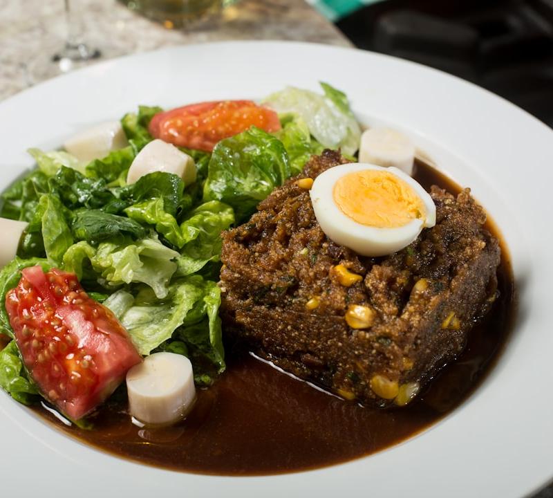 German Hackbraten (Mixed Meat Loaf)