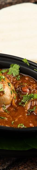 Ghanaian Groundnut Soup with Chicken & Fufu