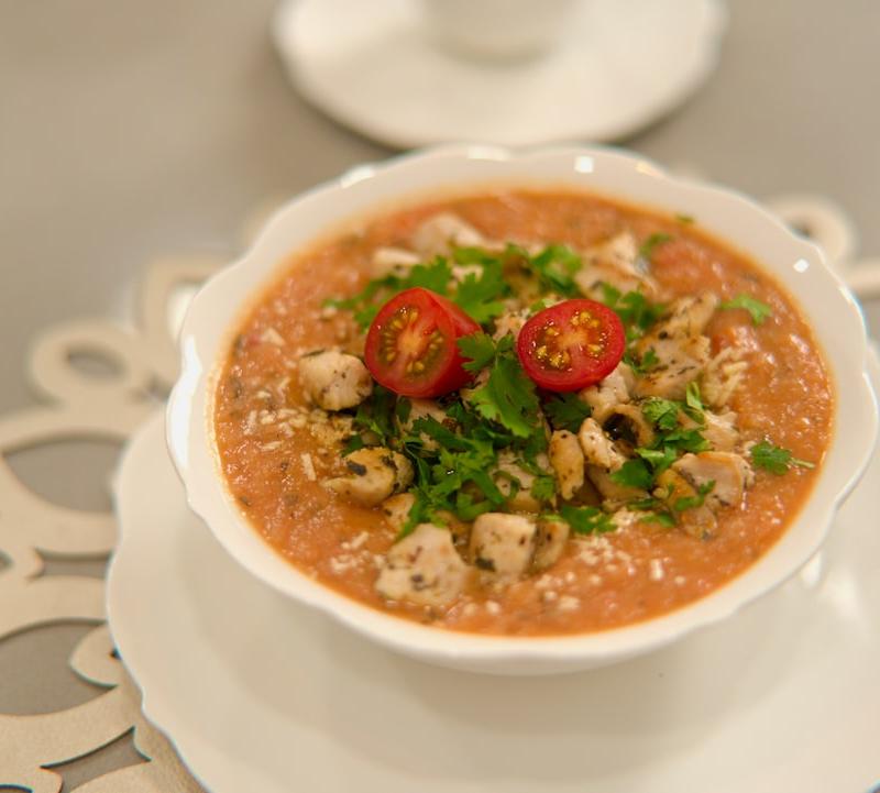 Ghanaian Groundnut Soup with Chicken