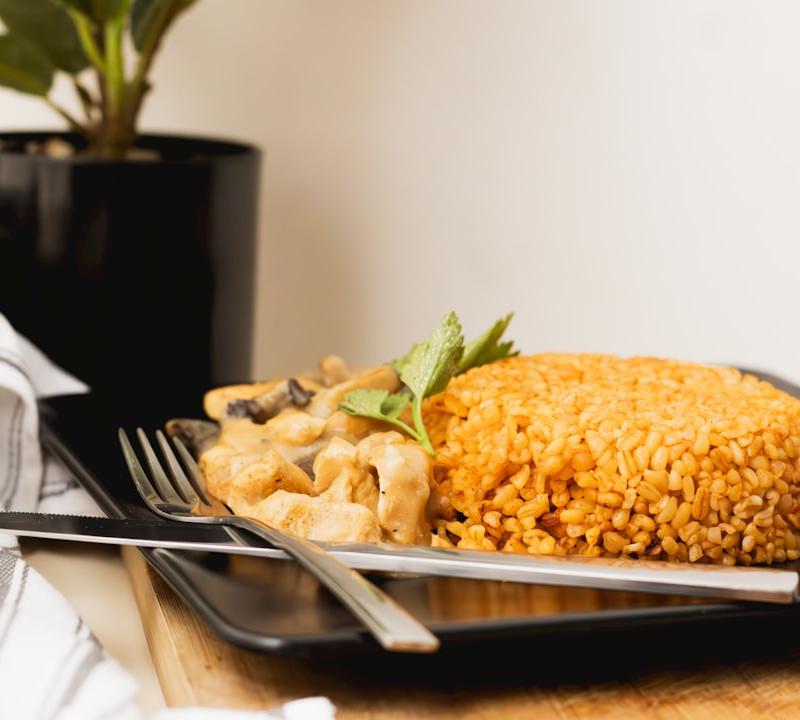 Ghanaian Jollof Rice with Chicken