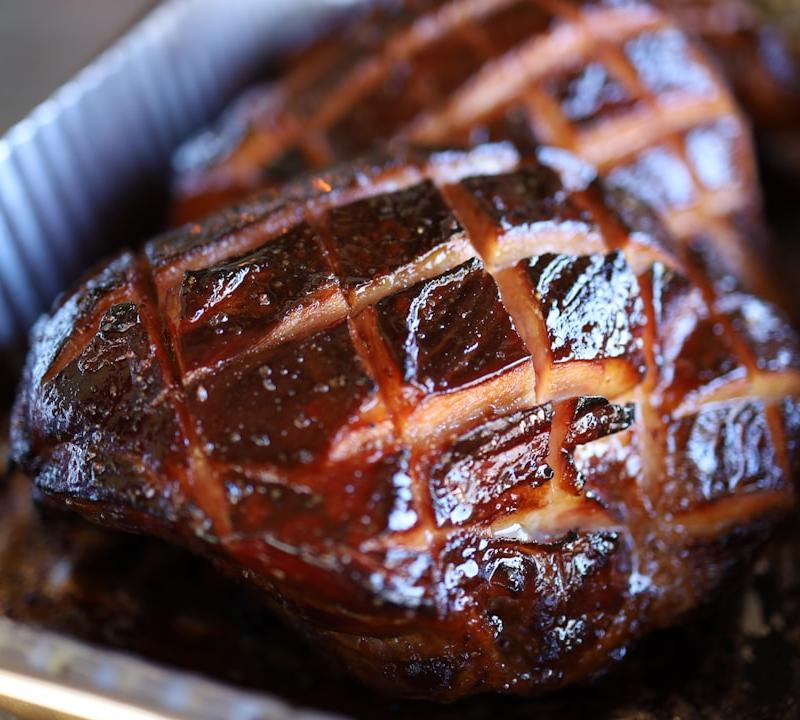 Glazed Gammon with Pineapple