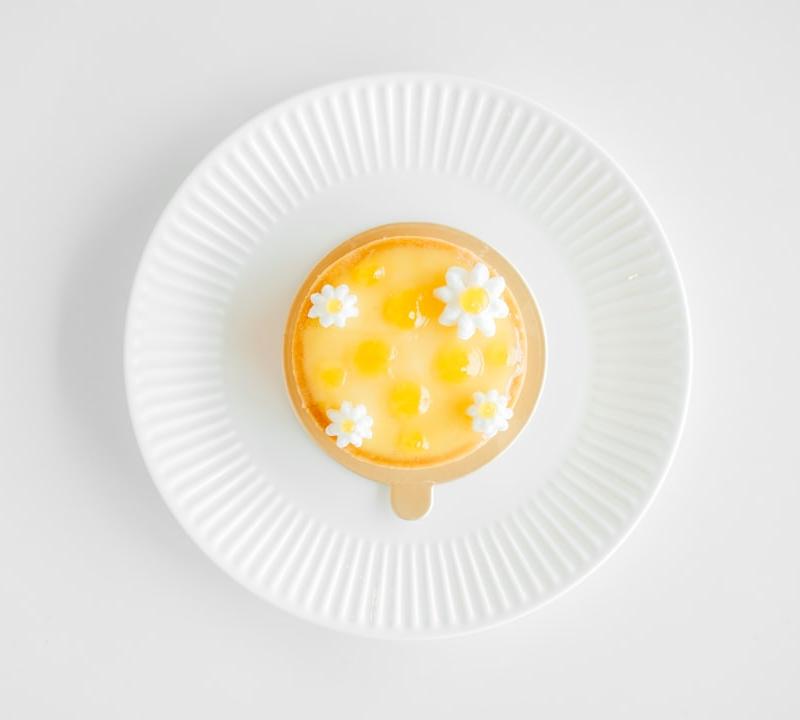 Glossy Lemon Curd Tart with Torched Meringue