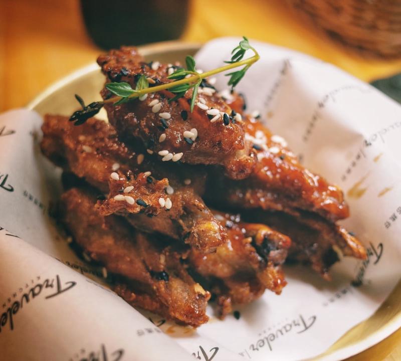 Glossy Soy Garlic Fried Chicken
