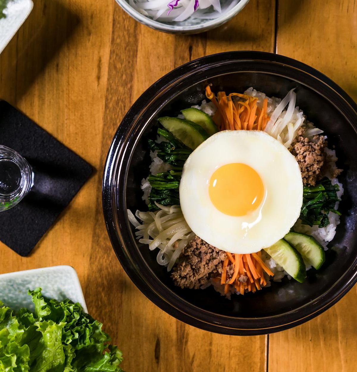Gochujang Bibimbap Bowl with Crispy Egg