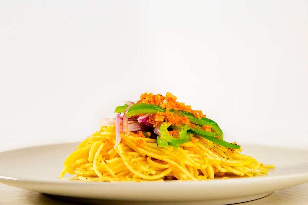 Gochujang Pasta with Crispy Garlic