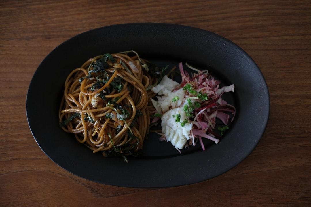 Gochujang Pasta with Garlic & Greens