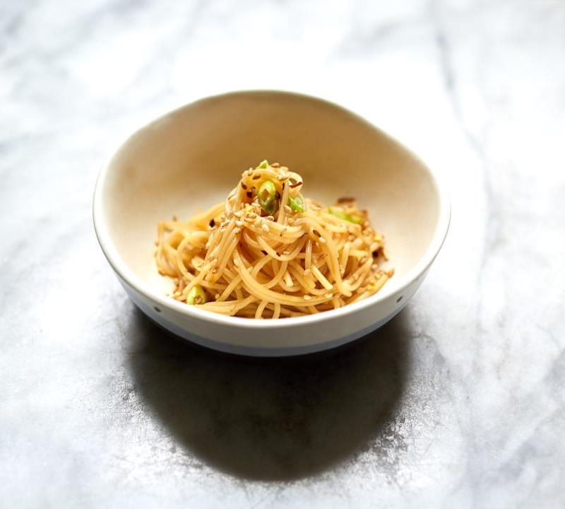 Gochujang Pasta with Garlic & Scallion