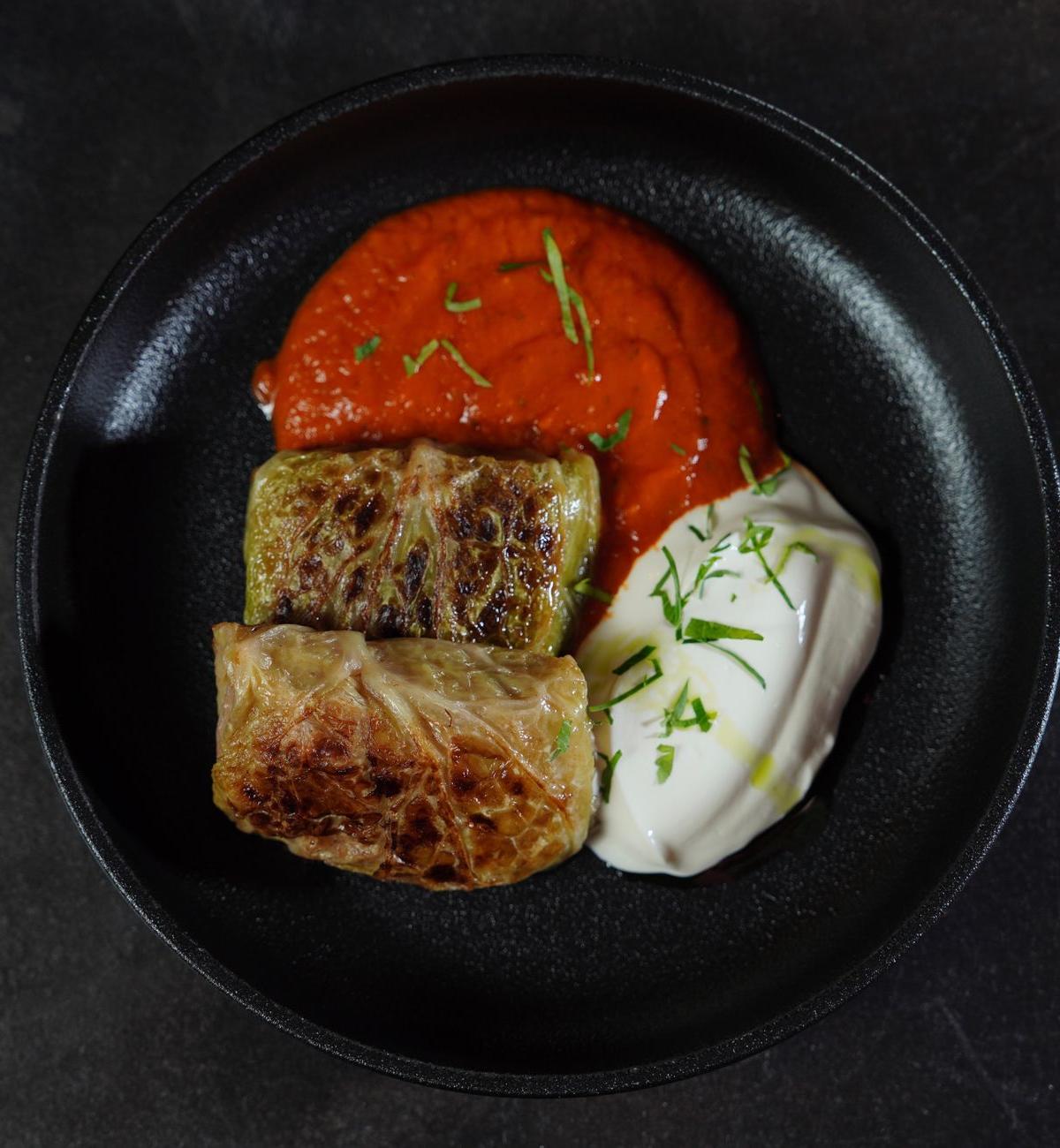 Gołąbki (Pork & Rice Stuffed Cabbage)