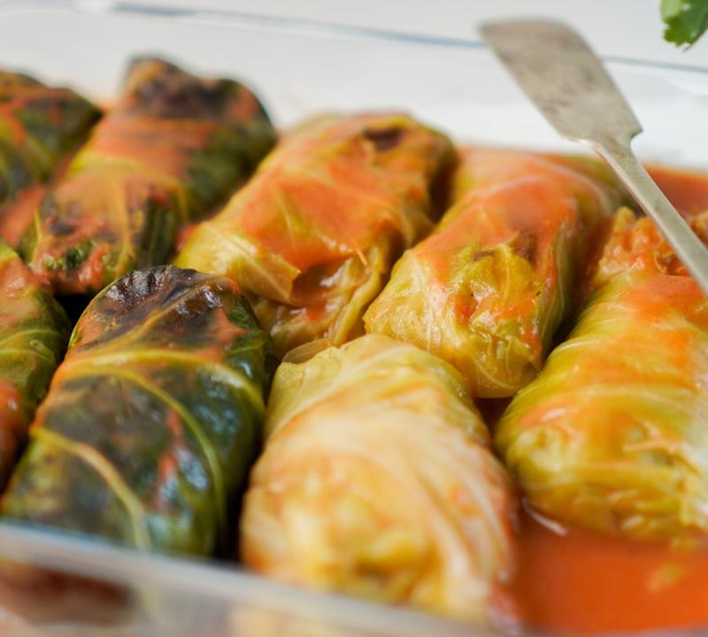 Gołąbki (Stuffed Cabbage Rolls)