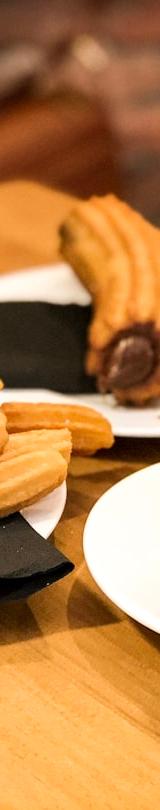 Golden Churros With Cinnamon Sugar & Chocolate Dip