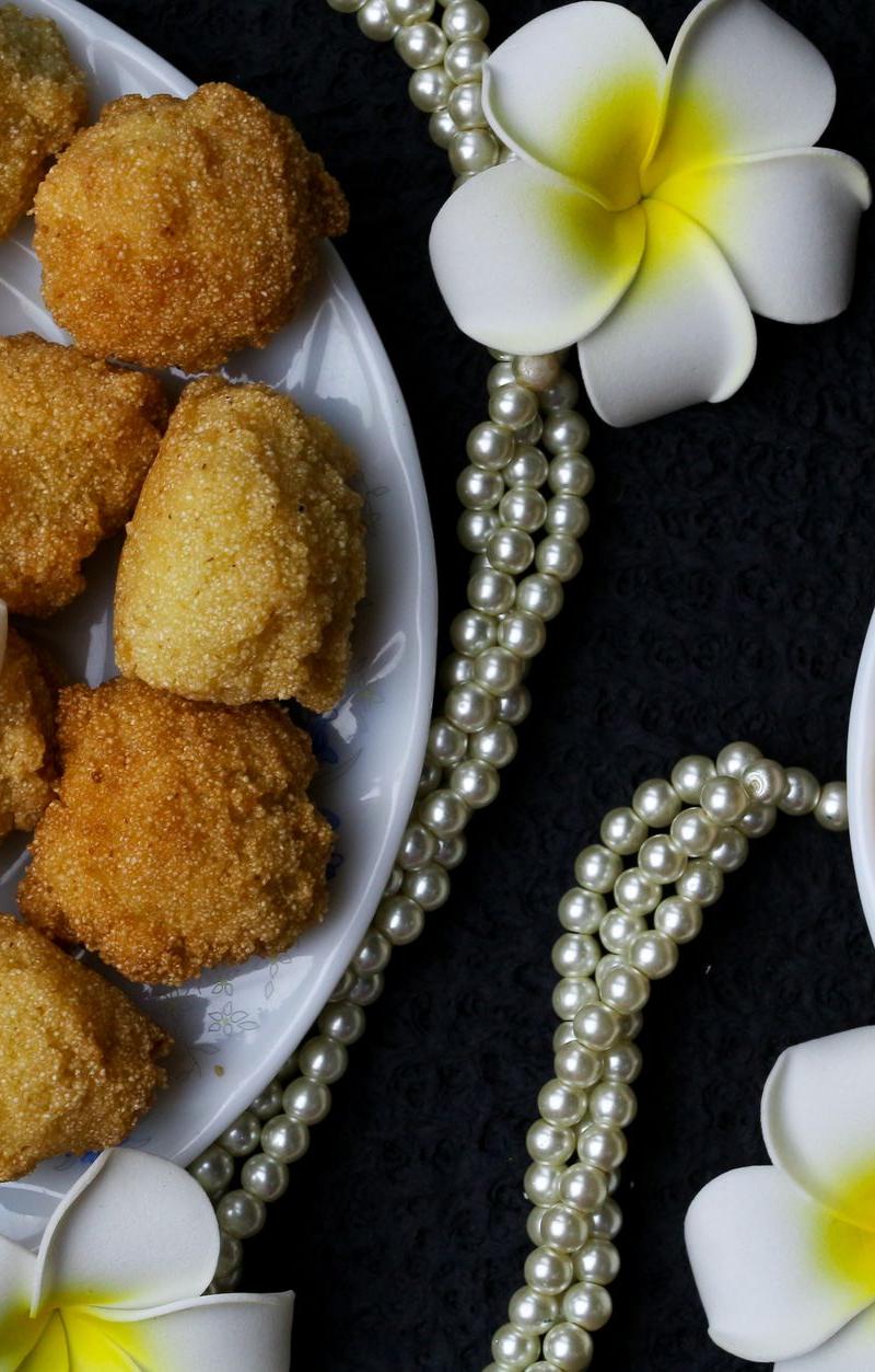 Golden Crispy Fried Cornbread