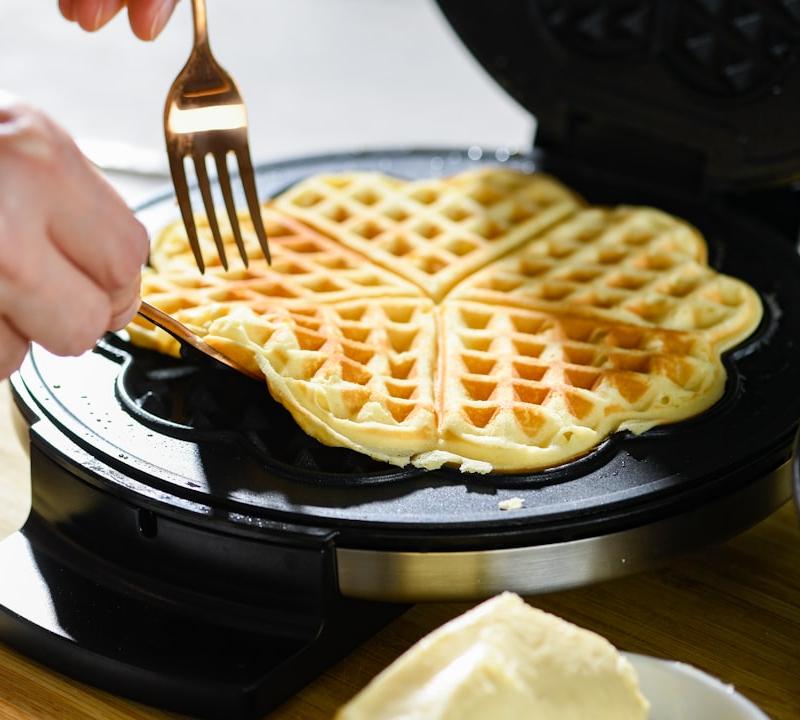 Golden Crispy Waffles