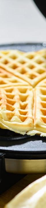 Golden Crispy Waffles