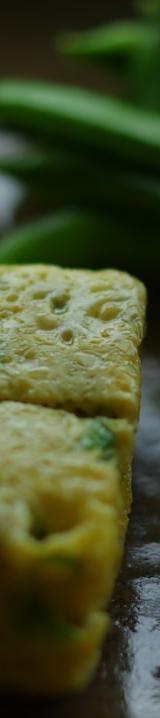 Golden Tamagoyaki with Snap Peas