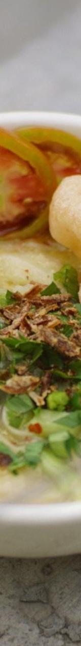 Golden Turmeric Chicken Soto with Shrimp Crackers